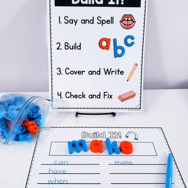 Multisensory Sight Word Centers with Visual Directions