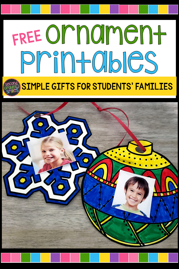 Simple Holiday Ornament Craft  Second Grade Smiles