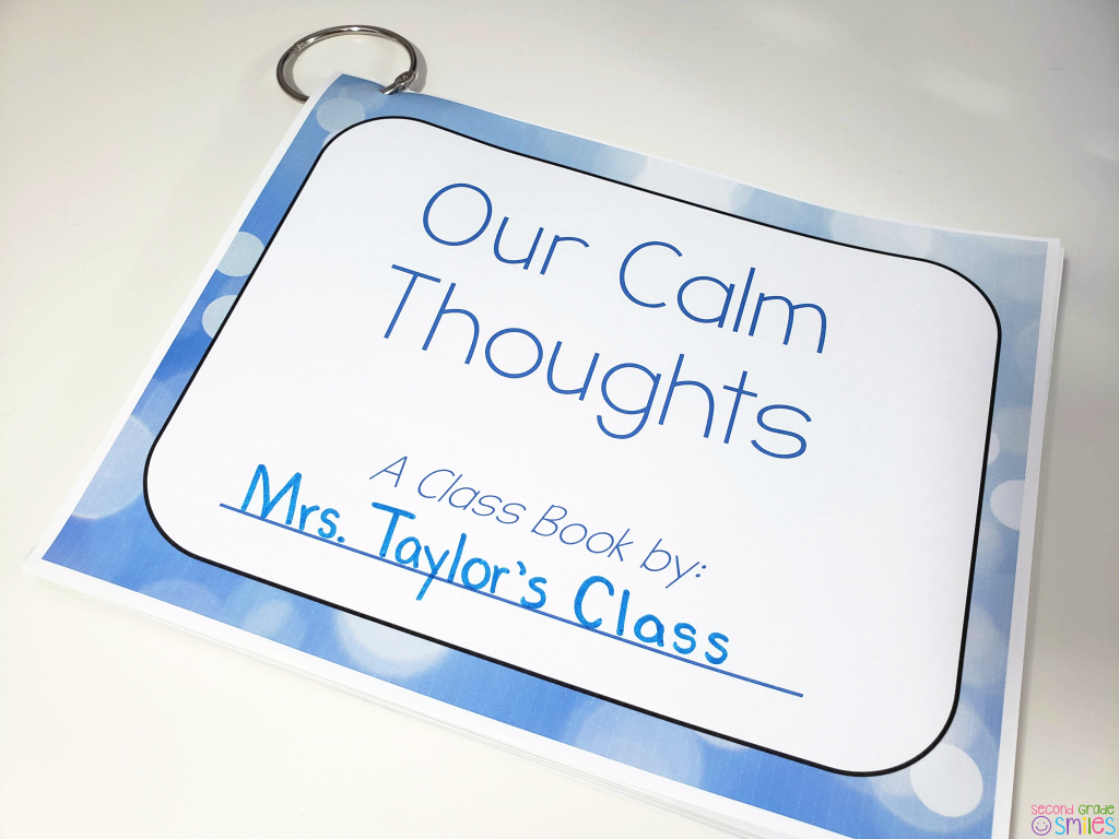 our calm thoughts class book